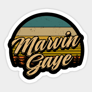 Classic Marvin Name Vintage Styles Christmas 70s 80s 90s Sticker